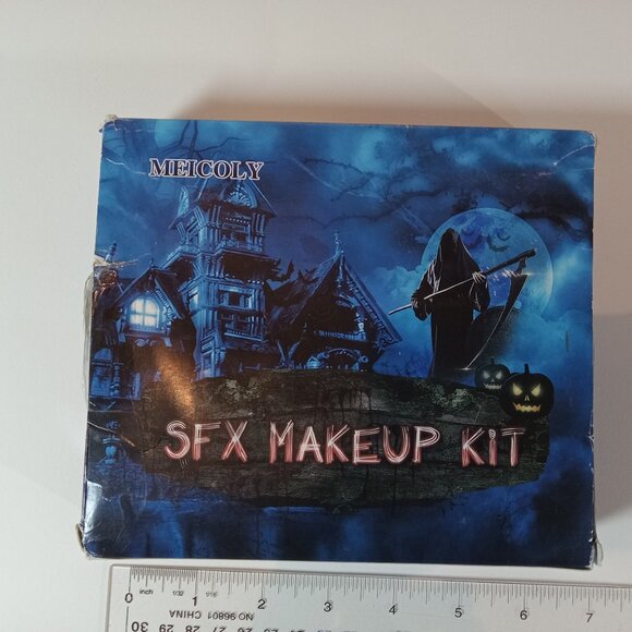 Meicoly SFX Makeup Kit X002FGGCE1 New Scar Wax Coagulate Fake Blood Spray New - Picture 2 of 12
